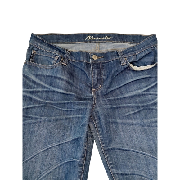 Bluenotes Blue Flare Wide Leg Jeans - Picture 5 of 8